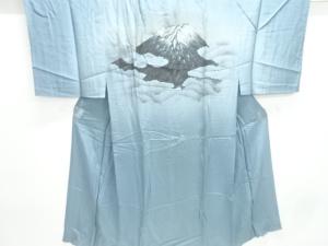 アンティーク　富士模様男物長襦袢